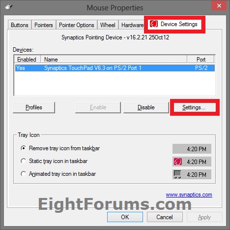 Synaptics touchpad driver windows download